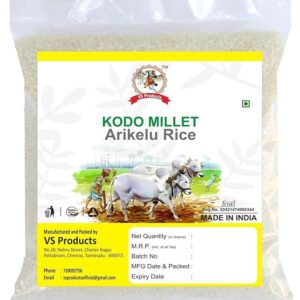 Kodo Millet, 1kg | Arikelu | Varagu Rice | Arka | Kodra Rice | Helps In Sugar Control, 1kg
