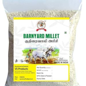 Traditional Kuthiraivali Millet, 500g | Barnyard | Kuthiraivali Rice, 500g