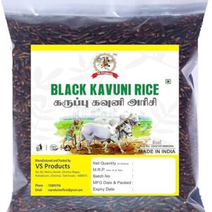 Black Rice, 1Kg | Black Kavuni Rice | Forbidden Rice