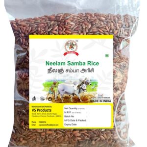 Neelam Samba Rice, 1kg, Neelan Samba, Traditional Red Rice, 1kg