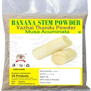 Banana Stem Powder, 100g, Vazhai Thandu, Musa Acuminata, Kele Ka Tana, Unnipindi Powder