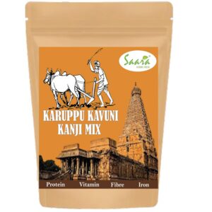 Karuppu Kavuni Kanji Mix, 250g, Black Kavuni Porridge Mix, Fibre and Protein Rich Healthy Mix, 250g