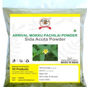 Arival Mookku Pachilai Powder, 100g | Arival Manaipoondu (Sida acuta) Powder, 100g