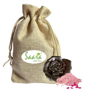 Rose Petal Soap | Handmade Bathing Soap | For Gentle Cleansing, Soothing and Calming effect, 90g (Pack of 1)