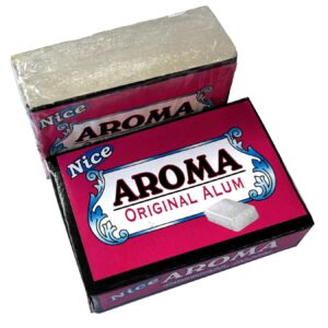 Aroma Alum Bar, 100g, Aftershave Alum Soap, Phitkari Stone for skin Tightening, Underarm Deodrant, (Pack of 1)