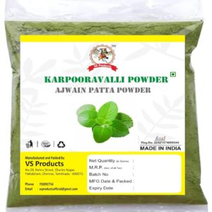 Karpooravalli Powder, 100g, Coleus Amboinicus, Omavalli Leaves, Indian Borage, Patta Ajwain
