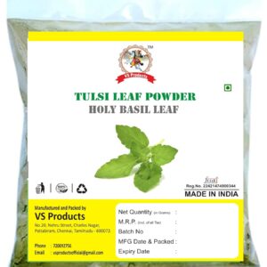 Tulsi Leaf Powder, 100g, Holy Basil Leaf Powder, Tulasi, Manjari, Krishna Tulsi, Trittavu Powder