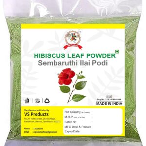 Hibiscus Leaf Powder, 100g, Sembaruthi Leaves, Dasanamu, Jasud, Gudhal, Chembarathi