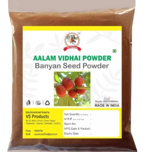 Aalam Vidhai Powder, 100g, Banyan Seed Powder Ficus Bengalensis Powder,100g