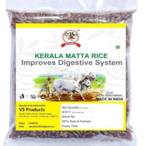 Kerala Matta Rice, 1Kg, Rose Matta, Palakkadan, Kerala Red Rice, Vadi Matta, Kaje Rice