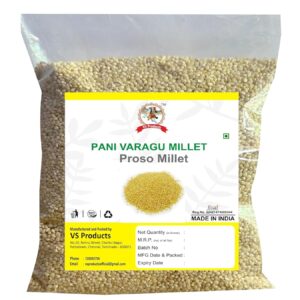 Proso Millet, 500g | Pani Varagu Millet | Varigulu | Panivaragu | May Helps To Eradicate The Bad Cholesterol From The Body, 500g