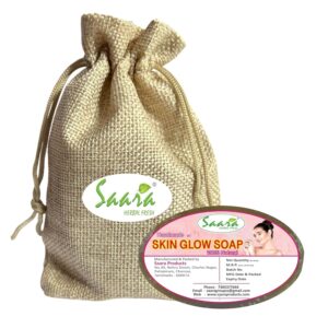 Skin Glow Soap, 90g, For Naturally Glowing Skin, Herbal Soaps For Skin Whitening, 90g (Pack of 1)
