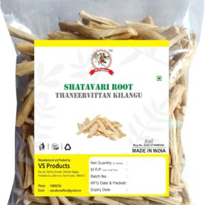 Thaneervittan Kilangu Roots, 100g, Dried Shatavari Root, Muslikaralakam