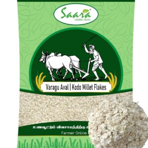 Whole Grain Kodo Millet Flakes, 500g, Kodra, Varagu, Arikelu, Hark Flakes