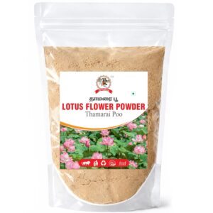 Lotus Flower Powder, 100g, Nelumbo Nucifera Powder, Thamarai Poo, Lotus Flower Powder (Pink)