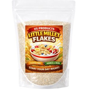 Samai Aval, 500g, Little Millet, Kutki Aval, Samai poah, Samulu Flakes, Rich Fiber Healthy Breakfast Millet Flakes, 500g