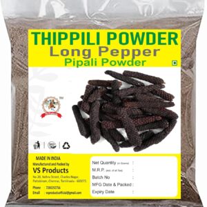Thippili Powder, 100g, Long Pepper, Pipal Badi, Pippali, Pipali, Peepali, Piper Longum, Gantoda