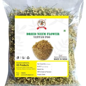 Dried Neem Flower, 100g, Veppam Poo, Indian Lilac Flower, Ariyaveppu, Vepa Puspam, Neem phool