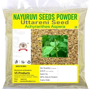 Nayuruvi Seeds powder, 100g, Uttareni seeds powder, Apamarga, Achyranthes Aspera, Latjira, Chirchita