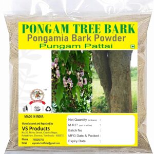 Pungam Pattai Powder,100g, Pongamia Pinnata, Dithouri, Indian Beech, Pongum, Honge Mara
