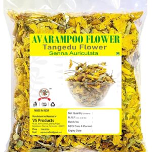 Dried Avarampoo Flower,100g, Dry Avarampoo, Senna Auriculata, Tanners cassia, Tamgedu