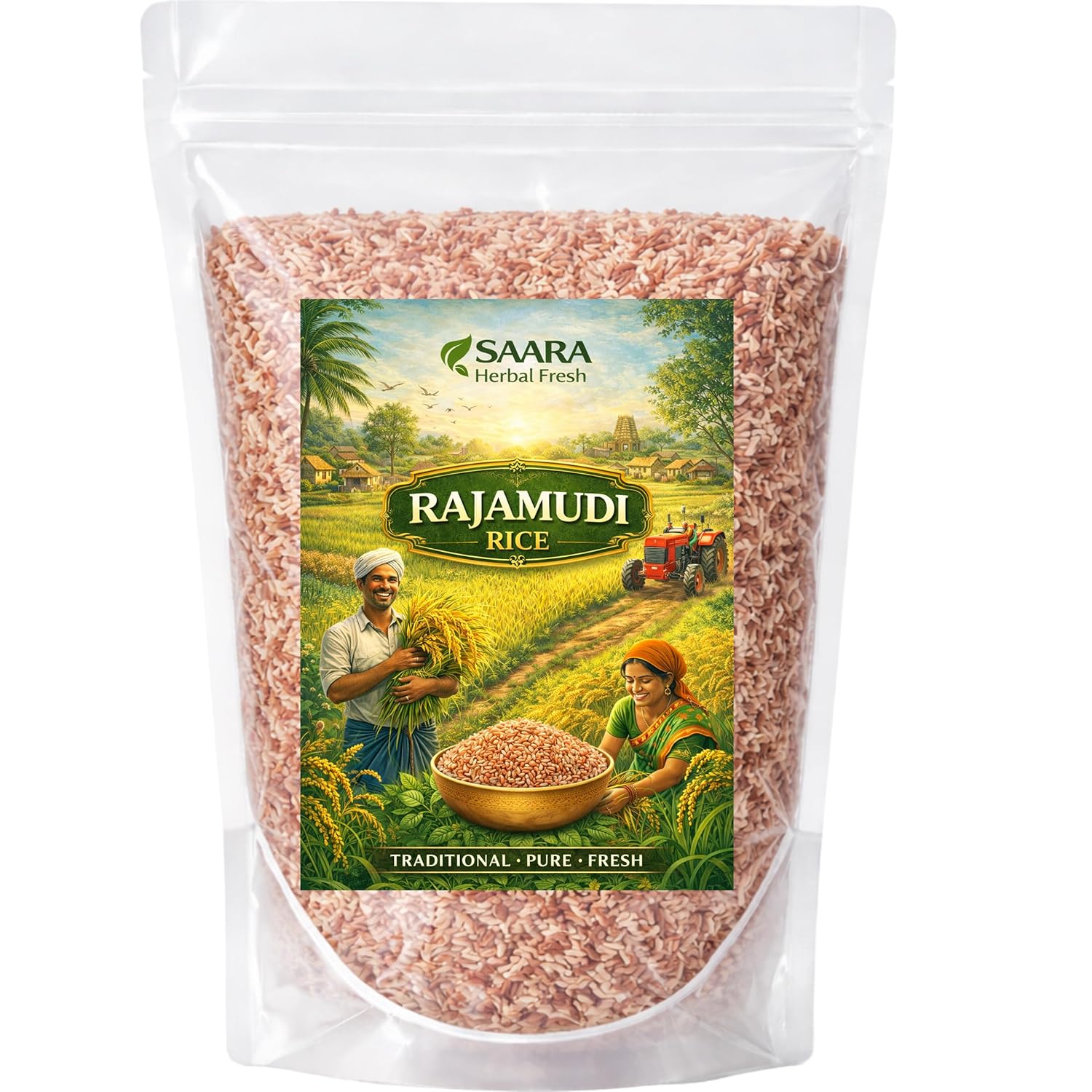 Rajamudi Rice (Raja Mudi) 5kg | Karnataka Traditional Rice | Rajamudi Arisi