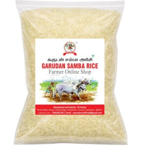 Garudan Samba Rice, 500g, Kadaikazhuthan Rice, 500g