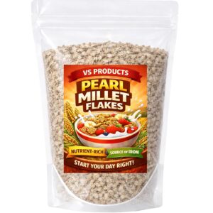 Organic Pearl millet flakes 500g | Kambu Aval | Bajra Poha | Sajjala Atukulu | Navane Avalakki