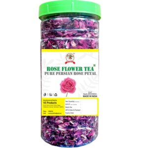 Rose Flower Tea, Natural Sun-Dried Petals, 70g, Herbal Tea, Rich in VIT - C, for Beautiful Hair & Skin