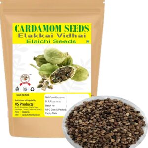 Cardamom Seeds, 25 grams | Natural Elaichi Dana | Elakkai Vidhai