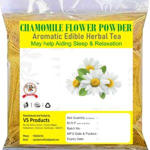 Chamomile Flower Powder, 100g, Chamomile Flower Tea, Chambanthi Powder