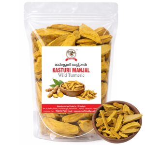 Kasturi Manjal, Wild Turmeric, 100g|Kasthuri Haldi|Kasturi Turmeric For Skin Care Face Pack, 100 Grams