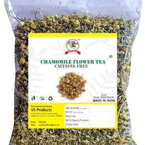 Chamomile Flower Tea, 100g, Pure Whole Flower Buds of Chamomile, Stress Releif
