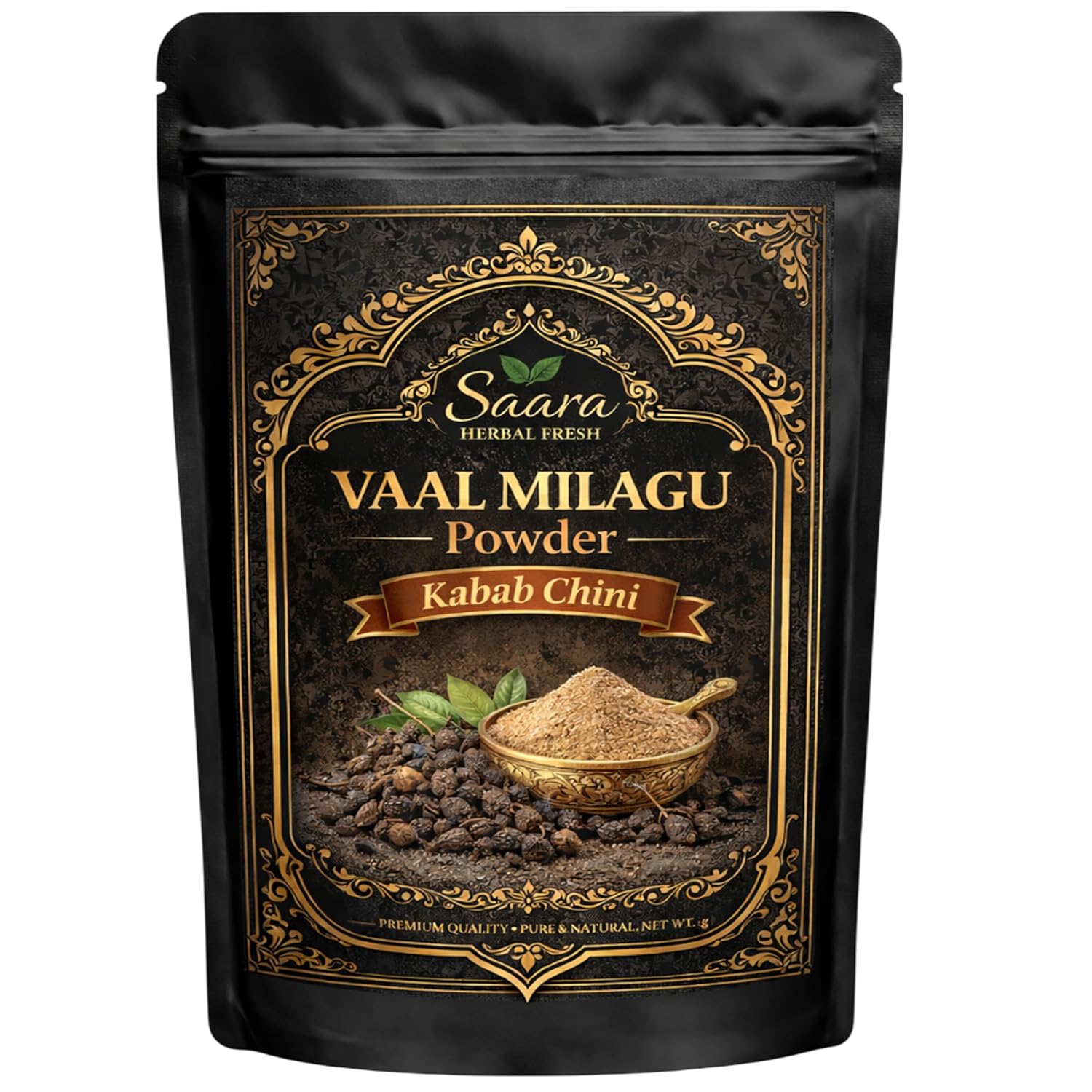 Piper Cubeba Whole Powder 25g | Val Milagu | Tailed Pepper