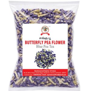 Blue Pea Dry Flowers, 50g,Butterfly Pea Flower Tea, Aprajita, Asian pigeonwings, Cordofan pea Flower