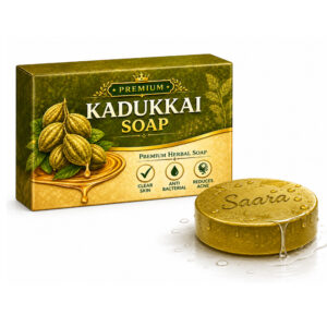 Kadukkai Soap, Haritaki Soap, For Natural Skin Care, For a Brightening Skin, 90g Each (pack of 1)